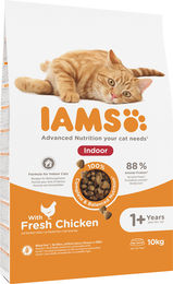 IAMS Indoor Trockenfutter Huhn für adulte Wohnungskatzen 10 kg - 2 x 10 kg – Bild 1 von 13
