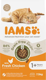 IAMS Katzen Trockenfutter Huhn Getreidefrei Adult 7,5 kg - 7,5 kg – Bild 1 von 7
