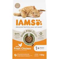 Produktbild von IAMS Katzen Trockenfutter Huhn Getreidefrei Adult 7,5 kg - 7,5 kg