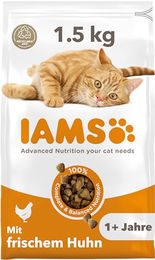 IAMS Katzenfutter Adult Huhn und Pute 1,5 kg - 1,5 kg – Bild 1 von 13