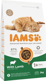 IAMS Katzenfutter Adult mit Huhn und Lamm 3 kg - 3 kg – Bild 1 von 13