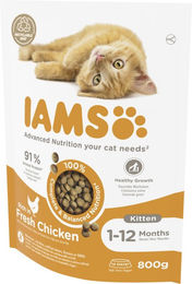 IAMS Kitten Katzenfutter Huhn 800g – Bild 1 von 7
