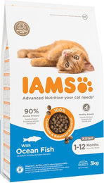 IAMS Kitten Trockenfutter Fisch 3 kg - 3 kg – Bild 1 von 13