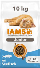 IAMS Kitten Trockenfutter mit Huhn Pute und Fisch ohne Farb- und Aromastoffe 10 kg - 10 kg – Bild 1 von 11