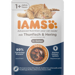 IAMS Nassfutter Thunfisch und Hering in Gelee für Katzen – Bild 1 von 1