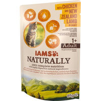 Produktbild von IAMS Naturally Katzenfutter Adult Huhn und Neuseeland-Lamm in Sauce 85 g - 85 g