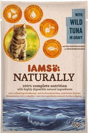 IAMS Naturally Katzenfutter Adult Thunfisch in Sauce 24 x 85 g - 85 g – Bild 1 von 13