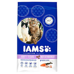 IAMS ProActive Multi-Cat Trockenfutter für erwachsene und ältere Katzen mit Huhn 2 x 15 kg - 15 kg – Bild 1 von 10
