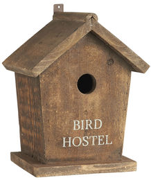Ib Laursen Vogelhaus Nistkasten aus Holz in Braun für Wildvögel mit 3 cm Einflugloch – Bild 1 von 4