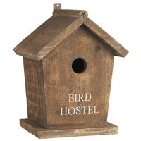 Produktbild von Ib Laursen Vogelhaus Nistkasten aus Holz in Braun für Wildvögel mit 3 cm Einflugloch