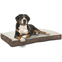 Produktbild von ib style Dreams Hundematte XL Braun aus Kunstleder für Riesenrassen mit abnehmbarem Bezug