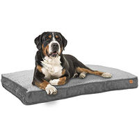 Produktbild von ib style Dreams Hundematte XL Grau aus Kunstleder für Riesenrassen mit abnehmbarem Bezug