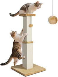 Ibenzoa Katzenkratzbaum römische Säule mit Sisalstamm und Plüschball für kleine und mittelgroße Katzen – Bild 1 von 1