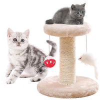 Produktbild von Ibenzoa Kratzbaum für Katzen mit Plüsch-Plattformen, Sisal-Säulen und Spielbällen