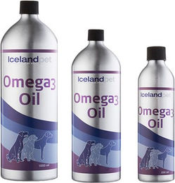 Iceland Pet Omega-3 Öl mit Sardine für Haut, Fell und Gelenke 1 Liter – Bild 1 von 3