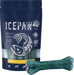 ICEPAW Dental-Kauknochen für Hunde aus Rinderhaut mit Salbeifüllung zur Zahnpflege 250g - 200 g – Bild 1 von 5