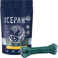 Produktbild von ICEPAW Dental-Kauknochen für Hunde aus Rinderhaut mit Salbeifüllung zur Zahnpflege 250g - 200 g