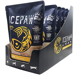 ICEPAW Filet Pure Hundefutter Kabeljau Dorsch High Premium Feuchtfutter 6 x 400 g – Bild 1 von 1