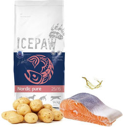 ICEPAW Nordic Pure Trockenfutter Lachs für adulte Hunde getreidefrei und glutenfrei 14 kg – Bild 1 von 3