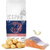 Produktbild von ICEPAW Nordic Pure Trockenfutter Lachs für adulte Hunde getreidefrei und glutenfrei 14 kg