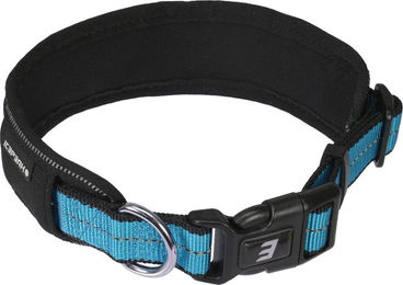 Produktbild von ICEPAW Pet Highway Weiches Halsband aus Polyester Blau Türkis Größe M 30-50 cm Halsumfang 50 mm breit