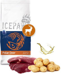 ICEPAW Polar Deer Hundefutter Hirsch und Kartoffel Hypoallergen Adult 14 kg – Bild 1 von 2