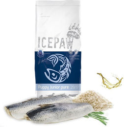ICEPAW Puppy Junior Pure Hundetrockenfutter Hering und Reis für Welpen glutenfrei und monoprotein 400 g – Bild 1 von 6