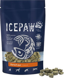 ICEPAW Pure Kabeljau Monoprotein Trockenfleisch Sensitive 150 g – Bild 1 von 3