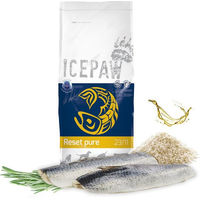 Produktbild von ICEPAW Reset Pure Trockenfutter Hering und Reis für sensible Hunde Adult glutenfrei 4 x 2 kg