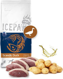 ICEPAW Scandic Duck Hundefutter Ente und Kartoffeln Adult Glutenfrei 14 kg – Bild 1 von 2
