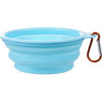 Produktbild von Icepeak Pet Trailtripper Reisenapf aus TPR in Hellblau Größe L Ø 18 cm