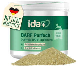 idaPlus Barf Perfect Ergänzungsfuttermittel für Hunde Adult und Senior Pulver 400g – Bild 1 von 7