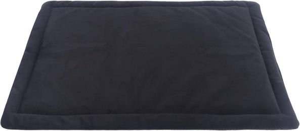 IEUUMLER Hundematte aus Plüsch rutschfest und waschbar in Schwarz oder Silber - 102 cm – Bild 1 von 7