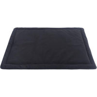 Produktbild von IEUUMLER Hundematte aus Plüsch rutschfest und waschbar in Schwarz oder Silber - 102 cm