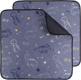 IEUUMLER Waschbare Welpenunterlage für Hunde Grau wiederverwendbar - 2 x 60 cm – Bild 1 von 6