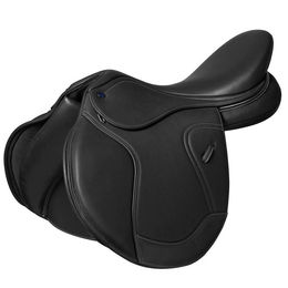 Produktbild von Ikonic IC Classic Light Hybrid Dressursattel aus Leder Schwarz