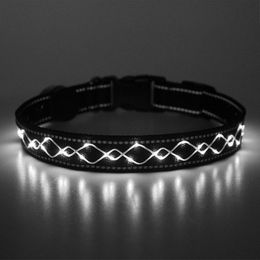 Produktbild von Illes-Laedchen LED Hundehalsband mit Blinklicht USB wiederaufladbar