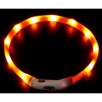 Produktbild von Illes-Laedchen LED Leuchthalsband für Hunde mit wiederaufladbarem Akku und Typ-C-Kabel