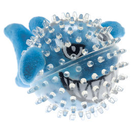 Produktbild von IMAC Hundespielzeug Gummiball mit Stofftier Hai in Blau