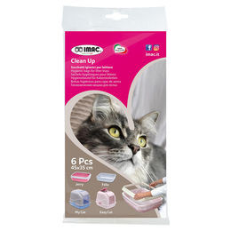 Produktbild von IMAC Katzentoilettenbeutel aus Kunststoff 6er Pack 50 x 40 x 12 cm