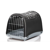 Produktbild von IMAC Transportbox Linus Cabrio für Hunde und Katzen XS Grau Kunststoff