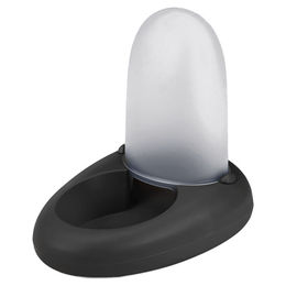 Produktbild von IMAC Trinkbrunnen Wasser und Futterspender aus Kunststoff in Grau/Schwarz - 1,5 l
