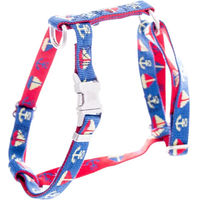 Produktbild von Image Cap Dog Hundegeschirr aus Nylon in Blau und Bunt Größe S