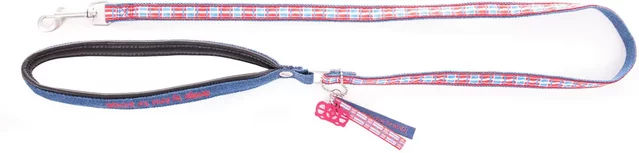 Image Dog Save Hundeleine aus Nylon in Rosa oder Bunt 110 cm – Bild 1 von 1