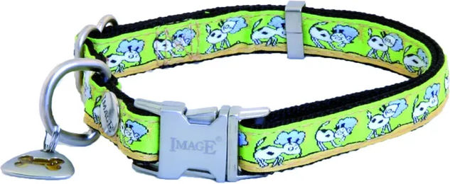 Produktbild von Image Hundehalsband wasserabweisend bunt grün Größe M