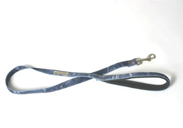 Produktbild von Image Hundeleine aus Jeansstoff in Blau wasserabweisend