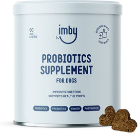 Imby Probiotics Hund Probiotika zur Unterstützung der Magen-Darm-Verdauung 90 Chews – Bild 1 von 4