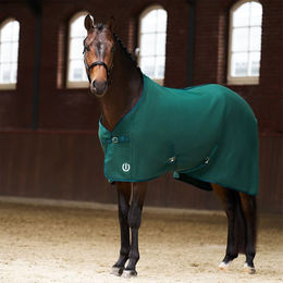 Imperial Riding Abschwitzdecke IRHFundamental Fleecedecke Größe 165 Forest Green – Bild 1 von 1