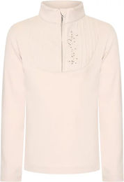 Produktbild von Imperial Riding Alinda Baselayer Reitshirt für Mädchen aus Fleece in Beige für den Winter