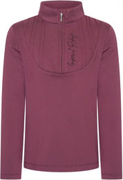 Produktbild von Imperial Riding Alinda Baselayer Reitshirt für Mädchen aus Fleece in Rot